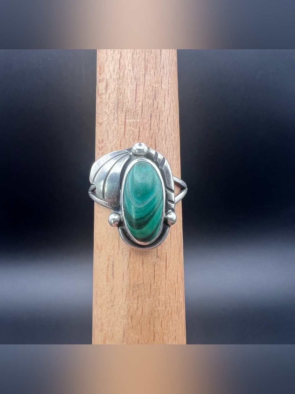 Native American Malachite Ring